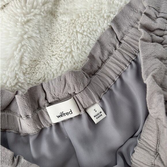 Wilfred Aritzia Shorts‎ Womens Small Montrouge Crepe Drawstring Gauze Gray - Picture 2 of 4